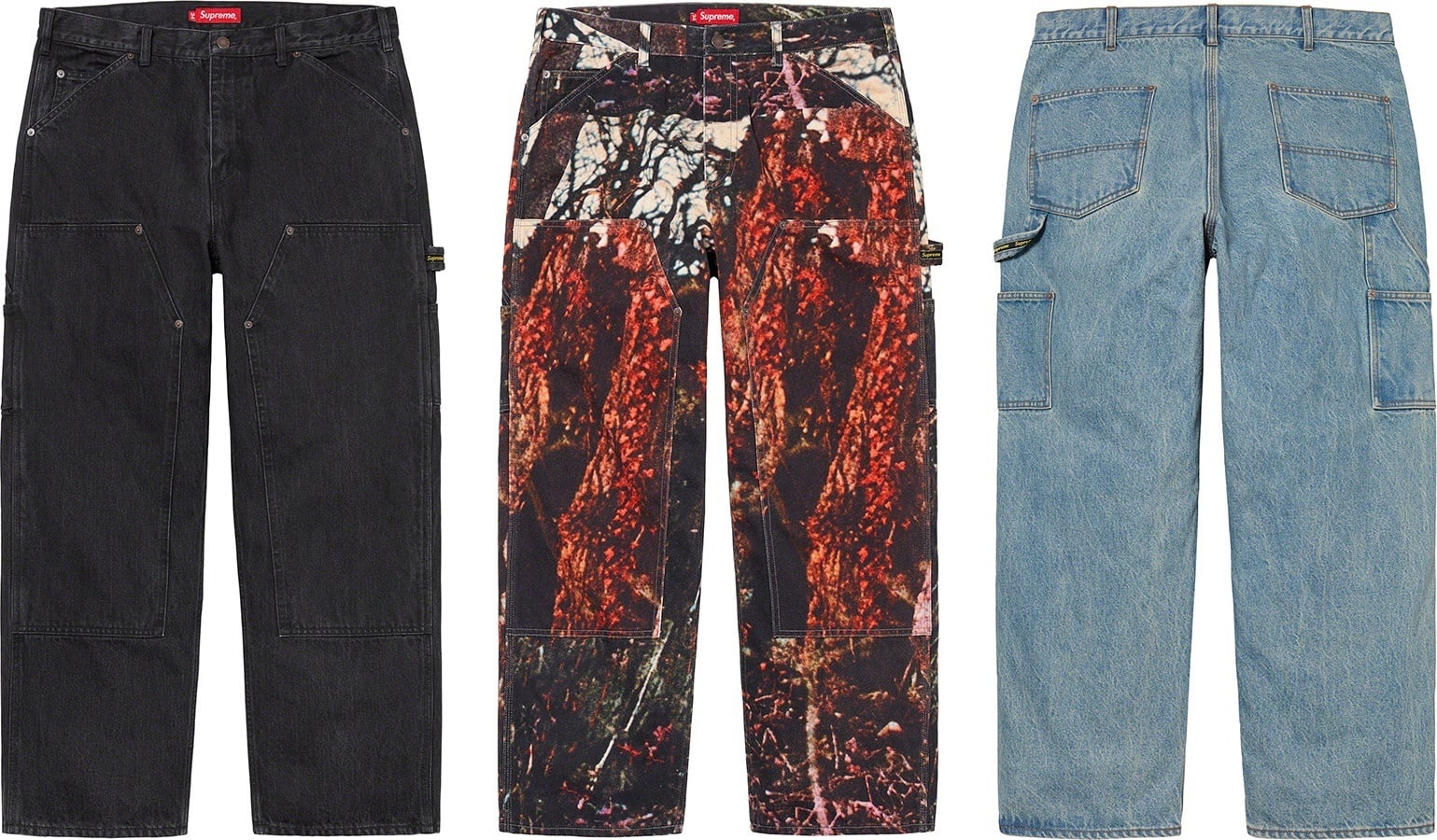 Double Knee Denim Painter Pant